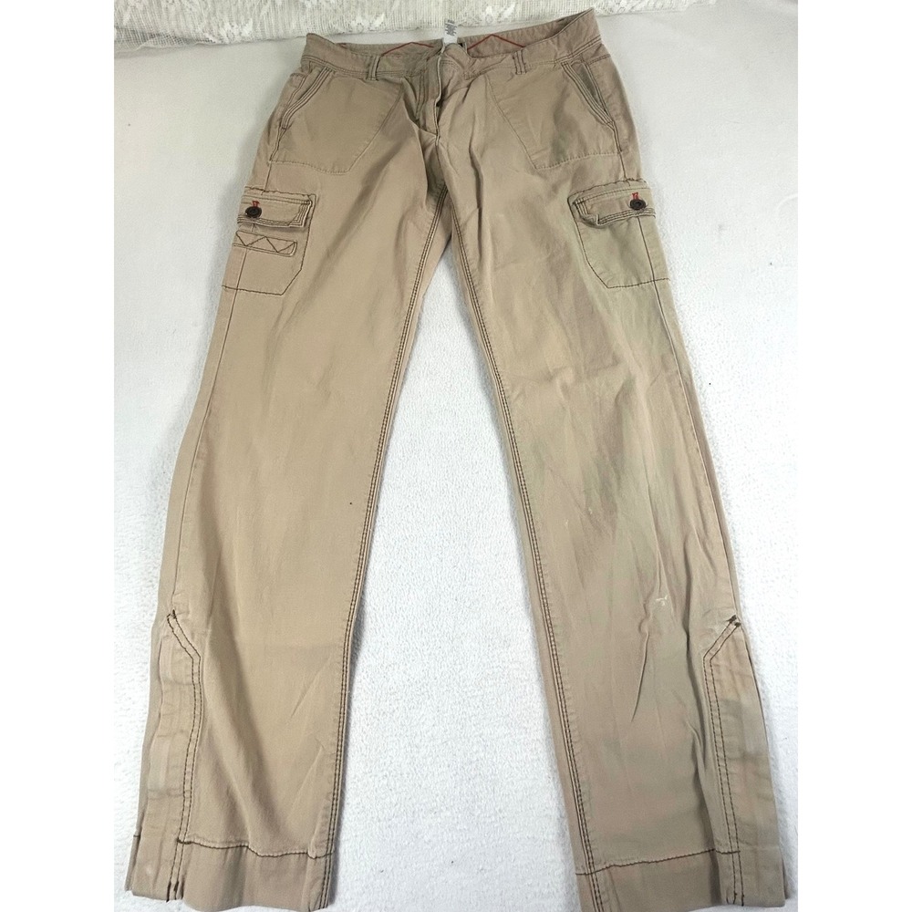 Ann Taylor Loft Cargo Pants Women Size 8 Tan Khaki Utility Gorpcore Y2K‎